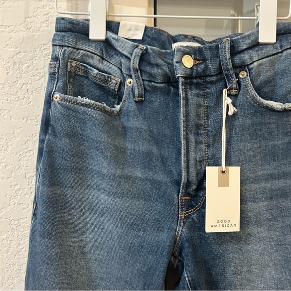 NWT Good American Good Waist Skinny High Rise Jeans - Picture 5 of 9
